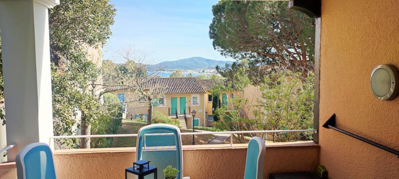 Chez Adriana Studio Vue Mer Avec Piscine Grimaud Buitenkant foto